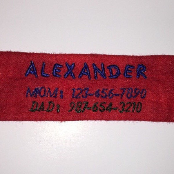 Childs Id Bracelet - Etsy