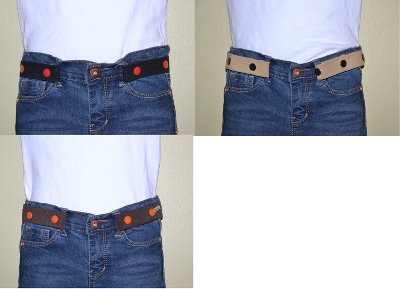 Solid Elastic Snap Beltkids and Adultsadjustable Waist Etsy