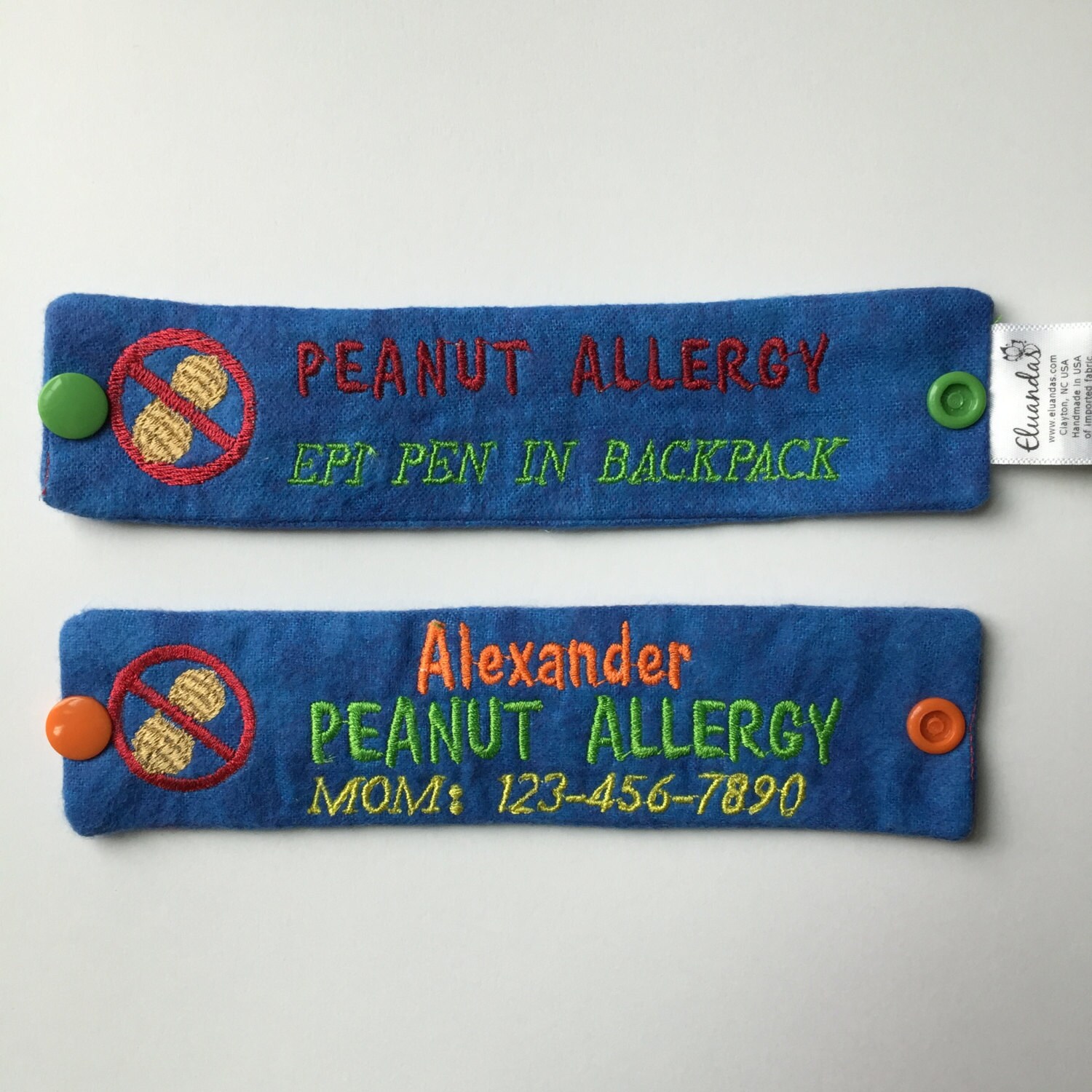 Peanut Allergy Alert Bracelet Identification Bracelet Peanut Etsy