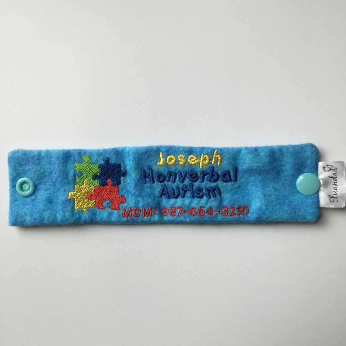 Autism Alert Bracelet Identification Bracelet Soft Autism Etsy
