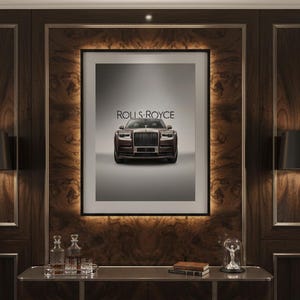 Rolls-Royce Phantom Poster | Luxury Car Wall Art | Rolls Royce Print | Modern Rolls Royce Decor | Gift for Car Enthusiasts & Collectors