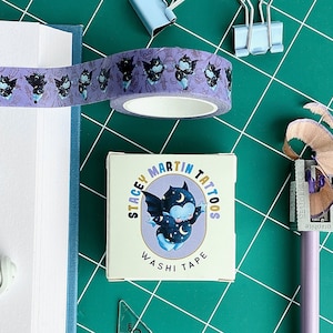 Vincent & Bella Magic Vampire Bats Washi Tape autorstwa Stacey Martin Tattoos