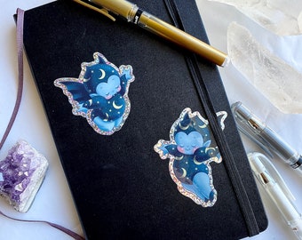 Vincent & Bella Vampire Glitter Bats Sticker Set by Stacey Martin Tattoos
