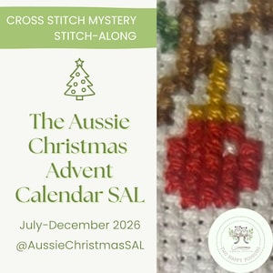 The Aussie Christmas Advent Calendar SAL | Mystery SAL | Digital Download PDF | Australian Cross Stitch