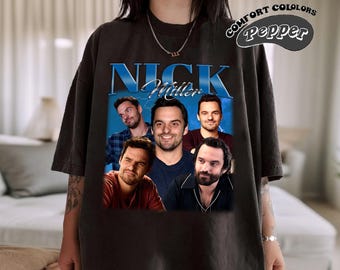 Nick Miller Retro T-Shirt, New Girl Fan Gift, Comfort Colors
