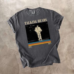 Talking Heads Shirt, Rock Band Tee, Comfort Colors Shirt, Talking Heads Music Shirt, Vintage Shirt, Retro Shirt, Talking Heads Fan Gift