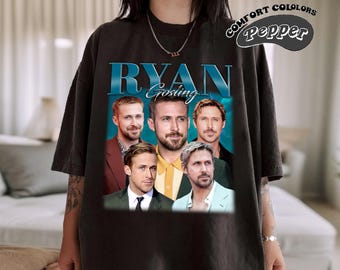Retro Ryan Gosling Comfort Colors Shirt, 90s Fan Gift
