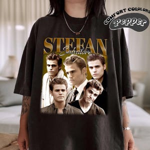 Retro Stefan Salvatore Shirt, Comfort Colors Shirt, Stefan Salvatore Retro Shirt, Stefan Salvatore Fan Gift, Vintage Shirt, Bootleg Shirt