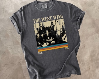 Camiseta de colores cómodos de The West Wing, camiseta retro de la serie de televisión