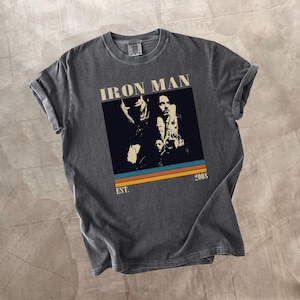 Iron Man Shirt, Film Shirt, Comfort Colors Shirt, Iron Man Movie Shirt, Vintage Movie Shirt, Retro T-Shirt, Iron Man Gift for Fan