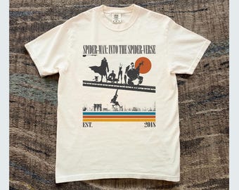Spider-Man: Into the Spider-Verse Shirt, Comfort Colors Shirt, Spider-Man Movie Shirt, Vintage Movie Shirt, Retro T-Shirt, Birthday Gift