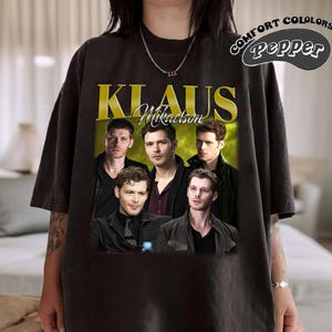 Retro Klaus Mikaelson Shirt, Comfort Colors Shirt, Klaus Mikaelson Retro TShirt, Vintage 90s Shirt, Bootleg Shirt, Birthday Gift