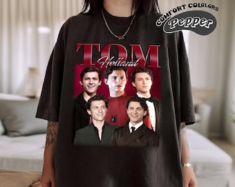 Tom Holland Comfort Colors Shirt, Vintage Bootleg Tee