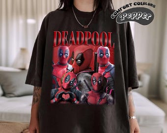 Chemise rétro Deadpool Comfort Colors, cadeau de fan vintage