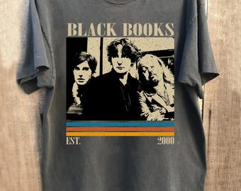 Camiseta de la serie de televisión Black Books, estilo retro vintage