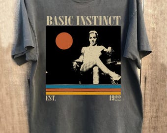 Basic Instinct Movie Shirt, Comfort Colors Vintage Tee