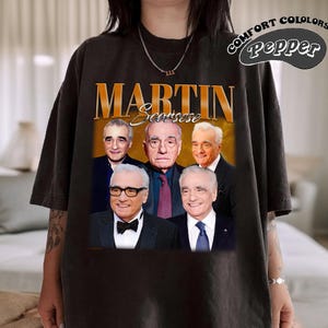 Martin Scorsese Shirt, Comfort Colors Shirt, Martin Scorsese Retro TShirt, Martin Scorsese Fan Gift, Vintage 90s Shirt, Bootleg Shirt