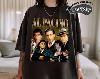 Al Pacino Comfort Colors T-Shirt, Vintage 90er Jahre Bootleg Tee
