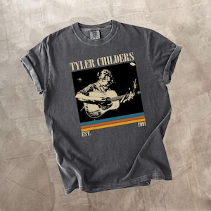 Camisa Tyler Childers, Camisa Comfort Colors, Camisa de música Tyler Childers, Camisa vintage, Camisa de música retrô, Presente para fã de Tyler Childers