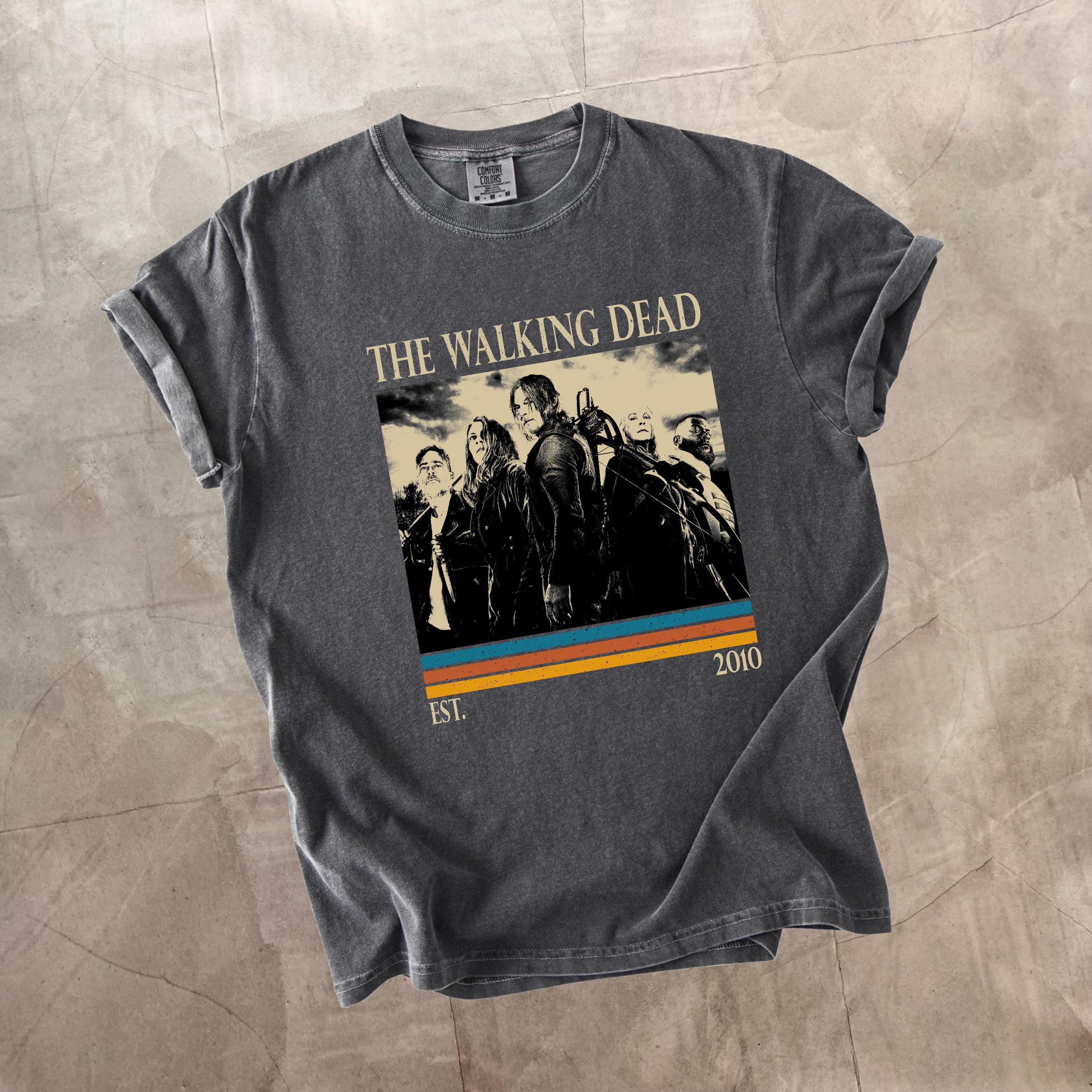 Chemise Vintage The Walking Dead - Taille M - Occasion En Très Bon état - T-shirt Graphique Collection