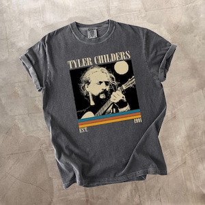 Camisa Tyler Childers, Camisa Comfort Colors, Camisa de música Tyler Childers, Camisa vintage, Camisa de música retrô, Presente para fã de Tyler Childers