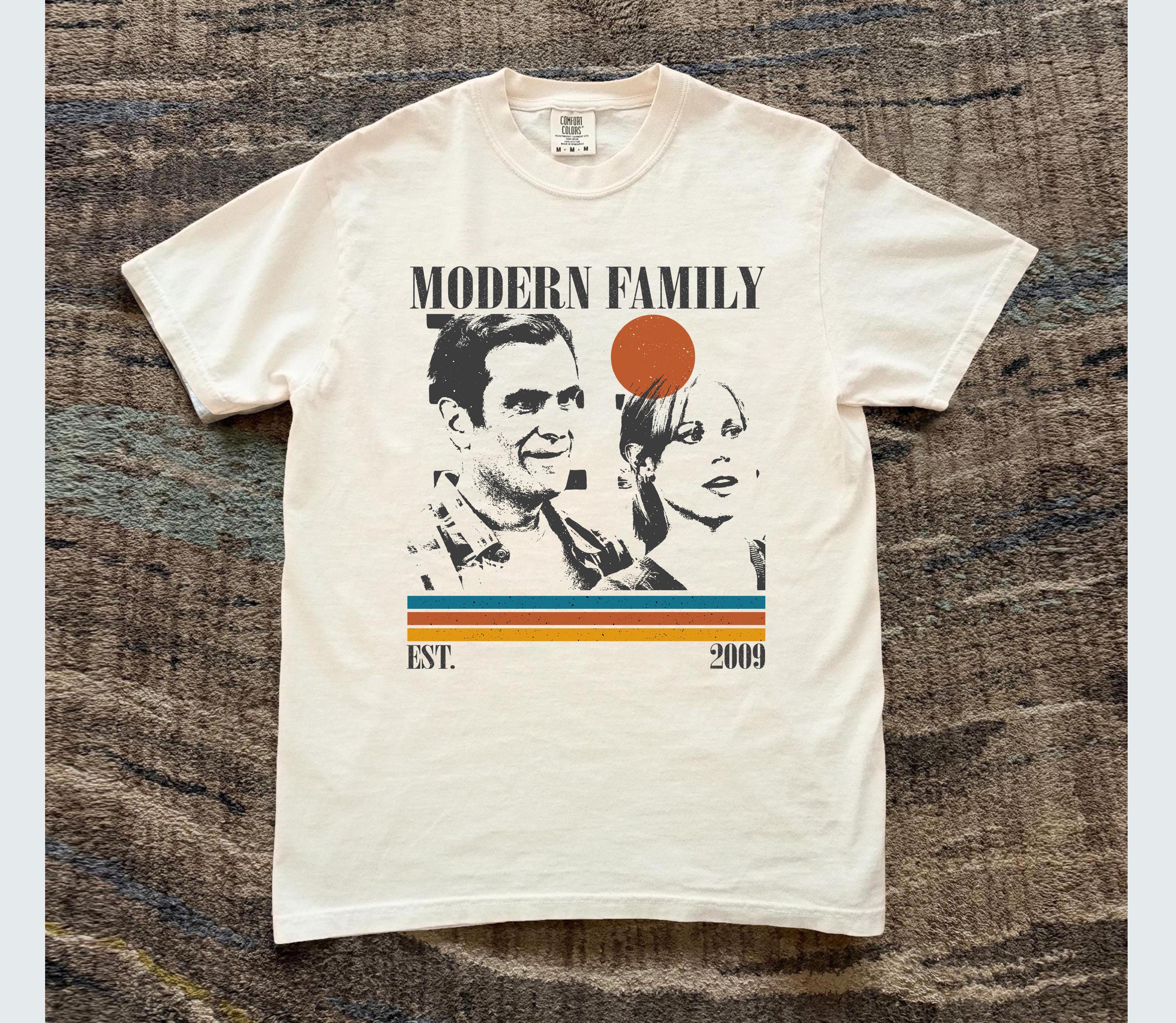T-shirt Femme Phil Dunphy Homage (Modern Family) - Manches Courtes - Blanc 100% Coton - Gildan - Neuf Avec étiquettes