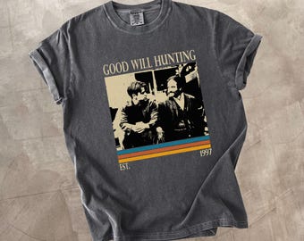 Camiseta vintage de la película El indomable Will Hunting, colores cómodos