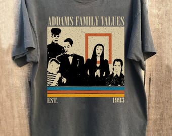 トップス 90s Adams Family vintage movie tee Rare Vintage 90s The Adams Family fantasy /thriller movie Promo T