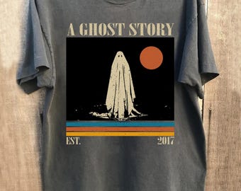 A Ghost Story-filmshirt, comfortkleuren vintage T-shirt