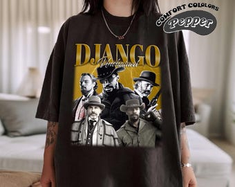 D は沈黙している - ジャンゴ 繋がれざる者 T シャツ - Etsy 日本