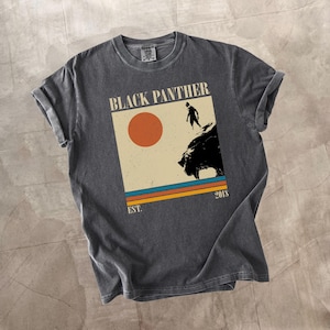 Black Panther Shirt, Film Shirt, Comfort Farben Shirt, Black Panther Film Shirt, Black Panther Vintage Shirt, Retro Shirt, Geburtstagsgeschenk