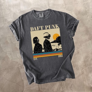 Daft Punk Shirt, Rock Band, Comfort Colors Shirt, Daft Punk Music Shirt, Vintage Shirt, Retro Music Shirt, Daft Punk Fan Gift
