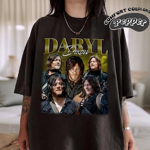 Daryl Dixon Shirt, Comfort Colors Shirt, Daryl Dixon Retro Shirt, Daryl Dixon Fan Gift, Vintage 90s Shirt, Bootleg Shirt, Birthday Gift
