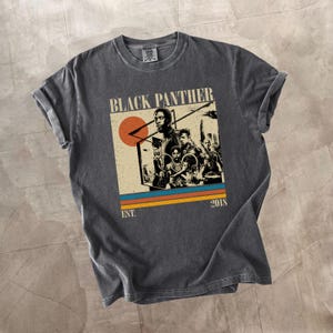 Black Panther Shirt, Film Shirt, Comfort Farben Shirt, Black Panther Film Shirt, Black Panther Vintage Shirt, Retro Shirt, Geburtstagsgeschenk
