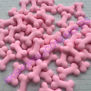 DOG Bone resin Cabochon Embellishment-Small flat back bone-jewelry making-Beads-craft supplies-Scrapbooking-DIY Projects-Kawaii Cabs.