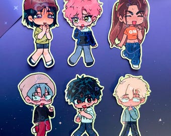 ALNST holographic actor au stickers