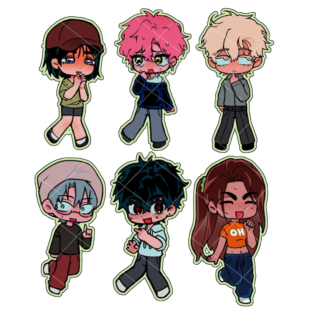 ALNST Holographic Actor Au Stickers - Etsy