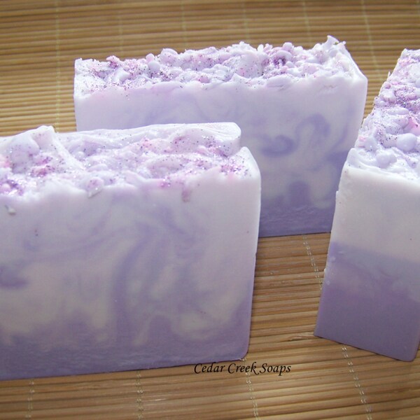SOAP ~ Lavender Soap ~ Lavender Goats Milk Soap with Essential Oils