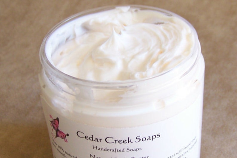 Natural Unscented Shower Gel Whipped Body Butter Lotion Etsy