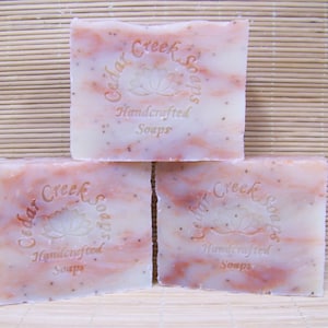 Sweet Strawberry Soap Natural Cold Processed Soap Vegan Handmade Soaps
