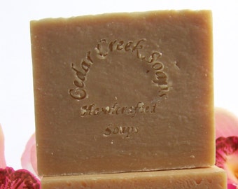 Lavender Lemongrass Goat Milk Soap: Olive Oil Castile, Cold Processed