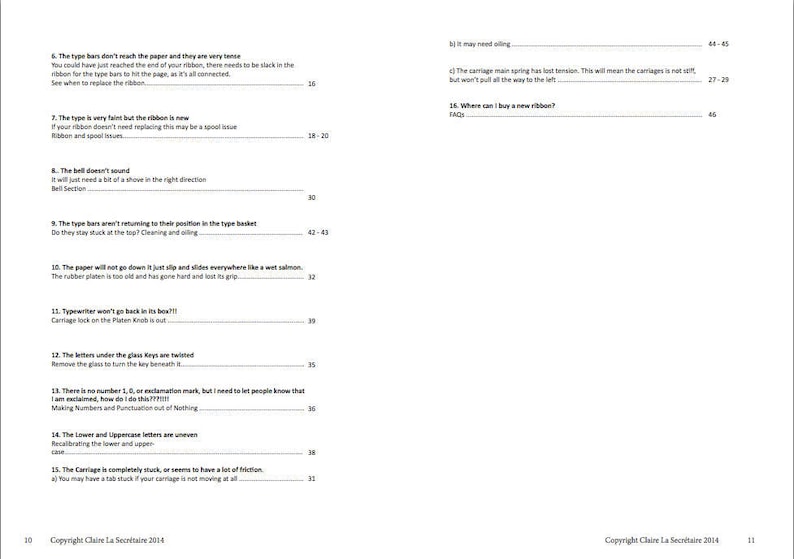 Typewriter Repair Ebook the DIY Guide to Fixing Common Problems With