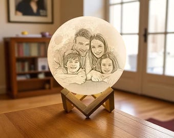 Moon Lamp | Table Lamps Moon Wake Lamp Ash | Touch Lamp | Bedroom  Decor | Best Selling Items 3d Print | Romantic Lighting Rechargeable LED