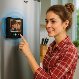 Custom Music Fridge Magnet: Personalized Song, Romantic Gift