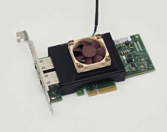 Intel X550-T2 NIC Noctua 40mm Fan Mount Cooling Shroud Cooler