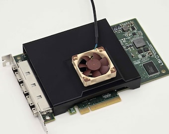LSI 9201-16e SAS HBA Noctua 40mm Fan Mount Cooling Shroud Cooler