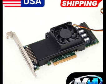 Broadcom LSI 9305-16i/24i 9306-24i HBA Cooling Fan Included + Shroud Cooler Kit