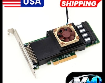 Broadcom LSI 9305-16i/24i 9306-24i HBA Noctua Fan Mount Cooling Shroud Cooler