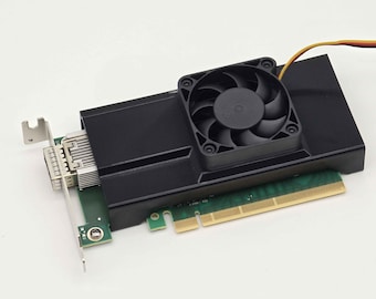 MCX455A-ECAT Mellanox ConnectX-4 NIC 50mm Cooling Fan Included + Shroud Cooler