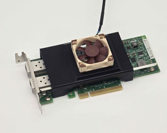 Intel X520-DA2 NIC Noctua 40mm Fan Mount Cooling Shroud Cooler